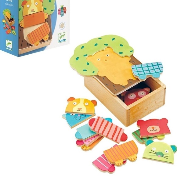 Djeco - Wooden Mix 'n Match Animal Puzzles - Picture 4 of 13